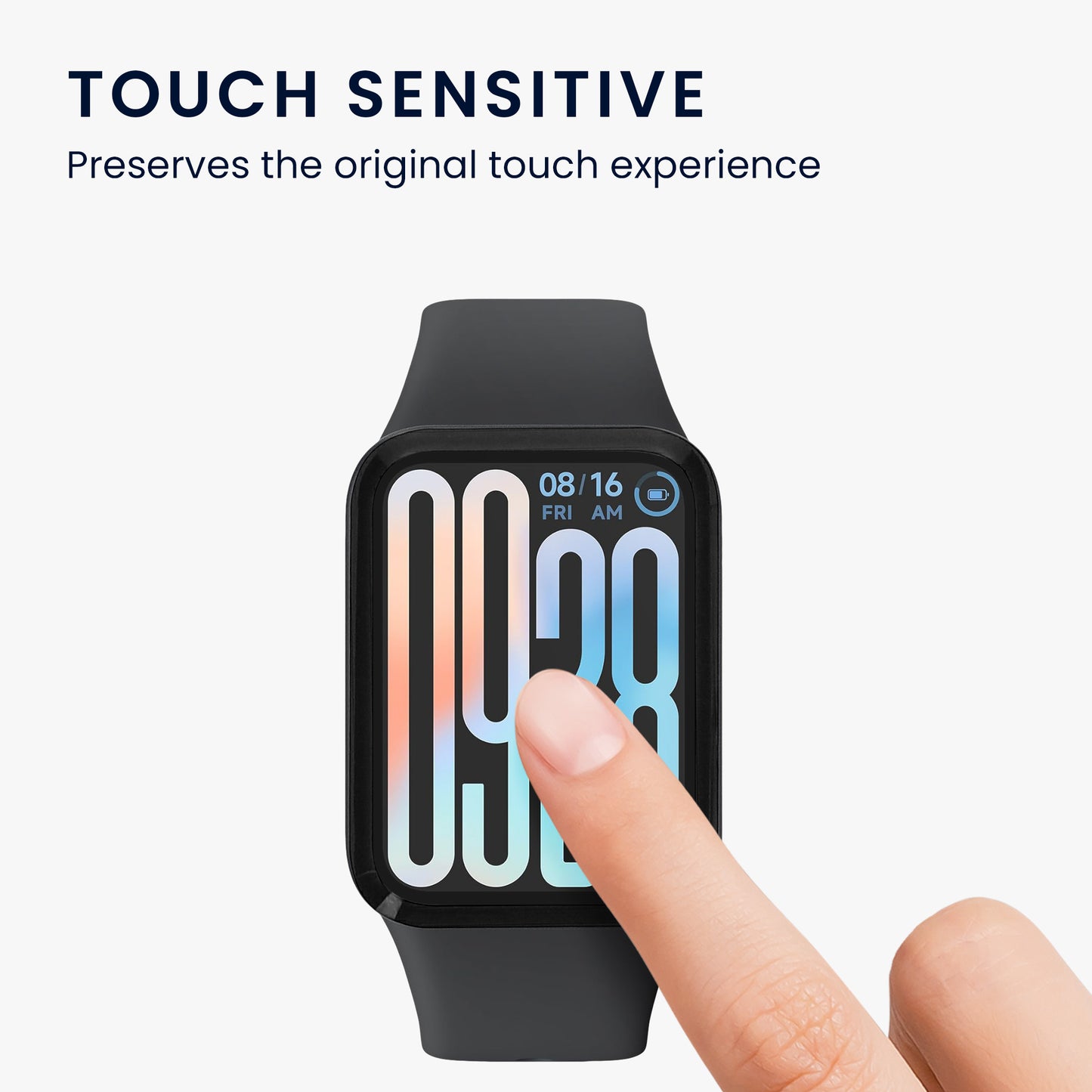 kwmobile Screen Protector compatible with Xiaomi Smart Band 9 Pro Film Protective Film for Fitness Tracker robust Screen Protection