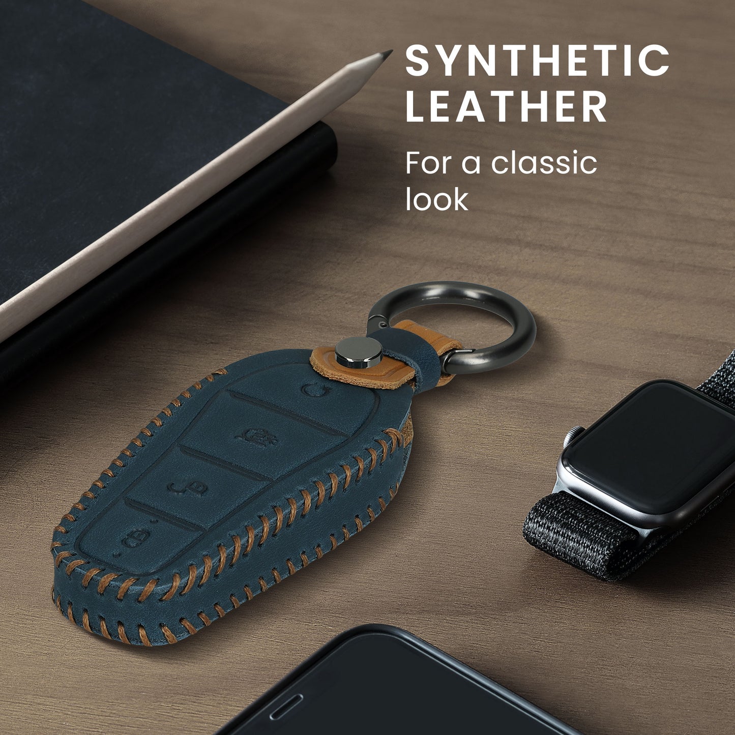 kwmobile Car Key Shell compatible with BYD Atto 3 / Sealion / Han / Tang / Dolphin / Seal - Key Cover