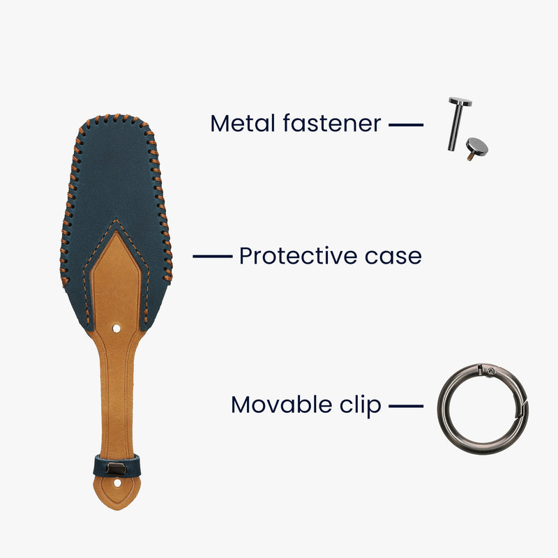kwmobile Car Key Shell compatible with BYD Atto 3 / Sealion / Han / Tang / Dolphin / Seal - Key Cover