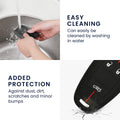 kwmobile Car Key Protection Case Compatible with Alfa Romeo 3-Button Smart Key Fob Shell