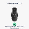 kwmobile Car Key Cover Compatible with BYD Atto 3 / Sealion / Han / Tang / Dolphin / Seal - Key Cover
