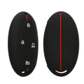 kwmobile Car Key Protection Case Compatible with Hyundai 7-Button Ioniq 6 Grandeur GN7 KONA 2023 Cover - Key Cover