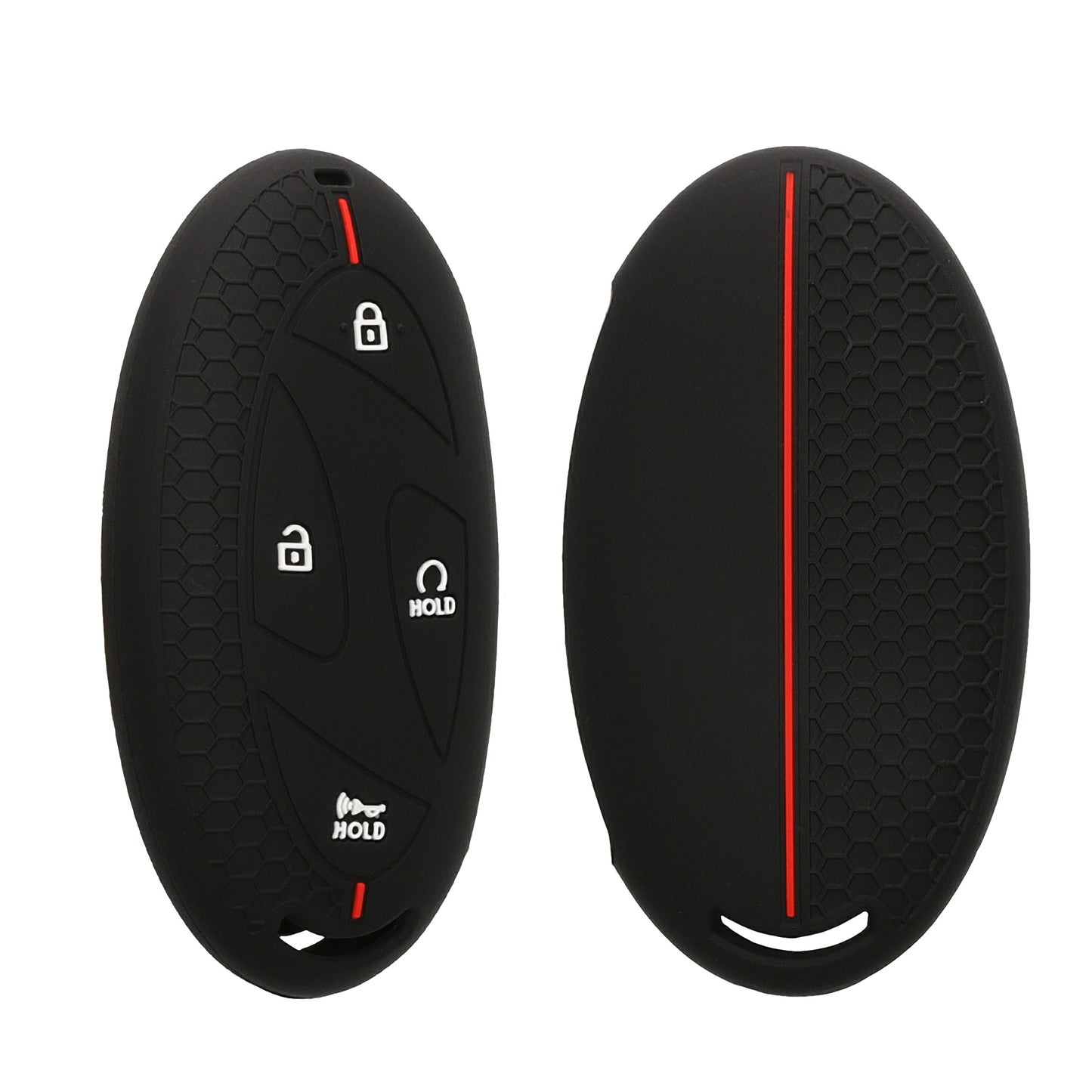 kwmobile Car Key Protection Case Compatible with Hyundai 7-Button Ioniq 6 Grandeur GN7 KONA 2023 Cover - Key Cover