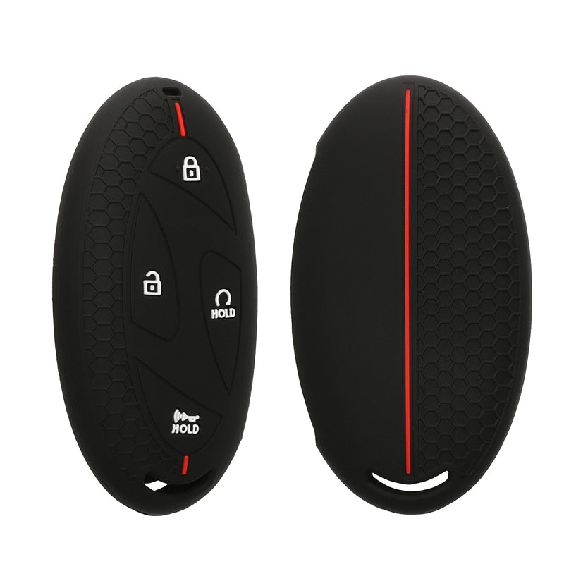 kwmobile Car Key Protection Case Compatible with Hyundai 7-Button Ioniq 6 Grandeur GN7 KONA 2023 Cover - Key Cover