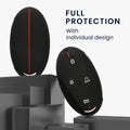 kwmobile Car Key Protection Case Compatible with Hyundai 7-Button Ioniq 6 Grandeur GN7 KONA 2023 Cover - Key Cover