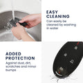 kwmobile Car Key Protection Case Compatible with Hyundai 7-Button Ioniq 6 Grandeur GN7 KONA 2023 Cover - Key Cover