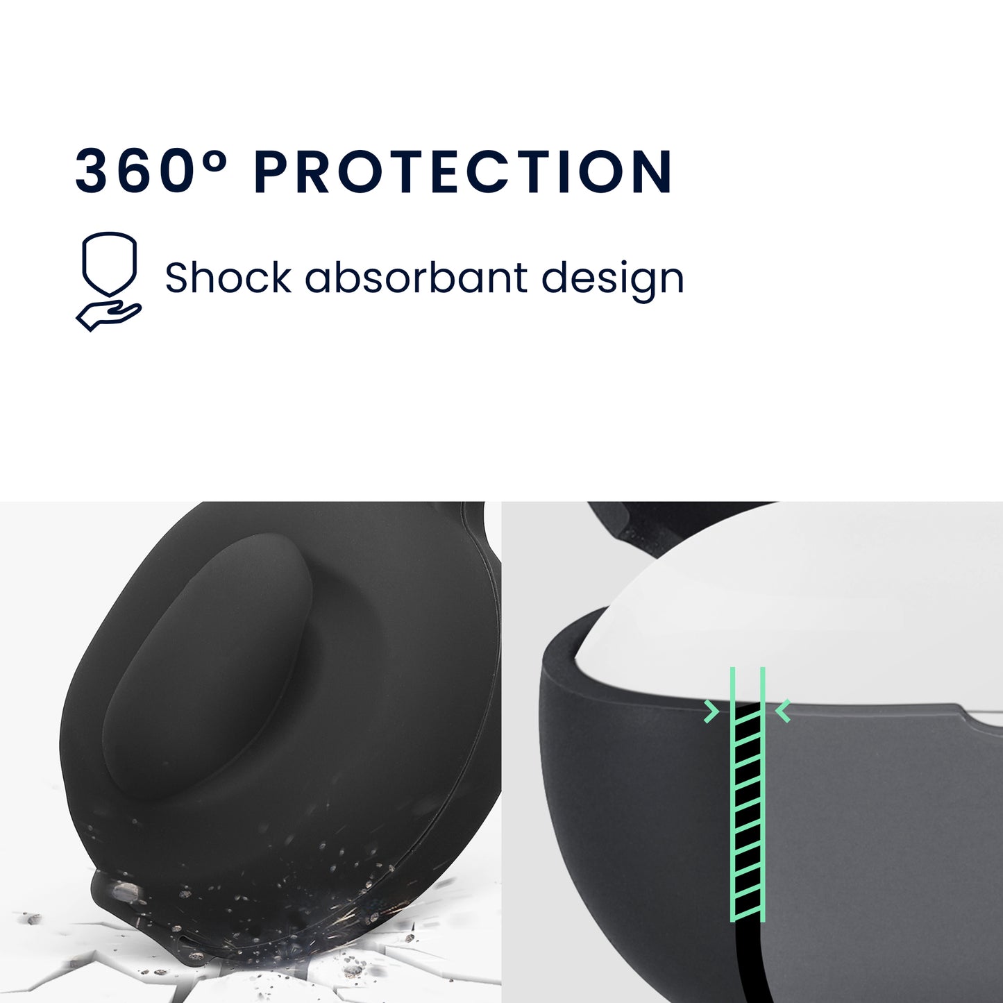 kwmobile Case Compatible with Anker Soundcore V40i Headphones