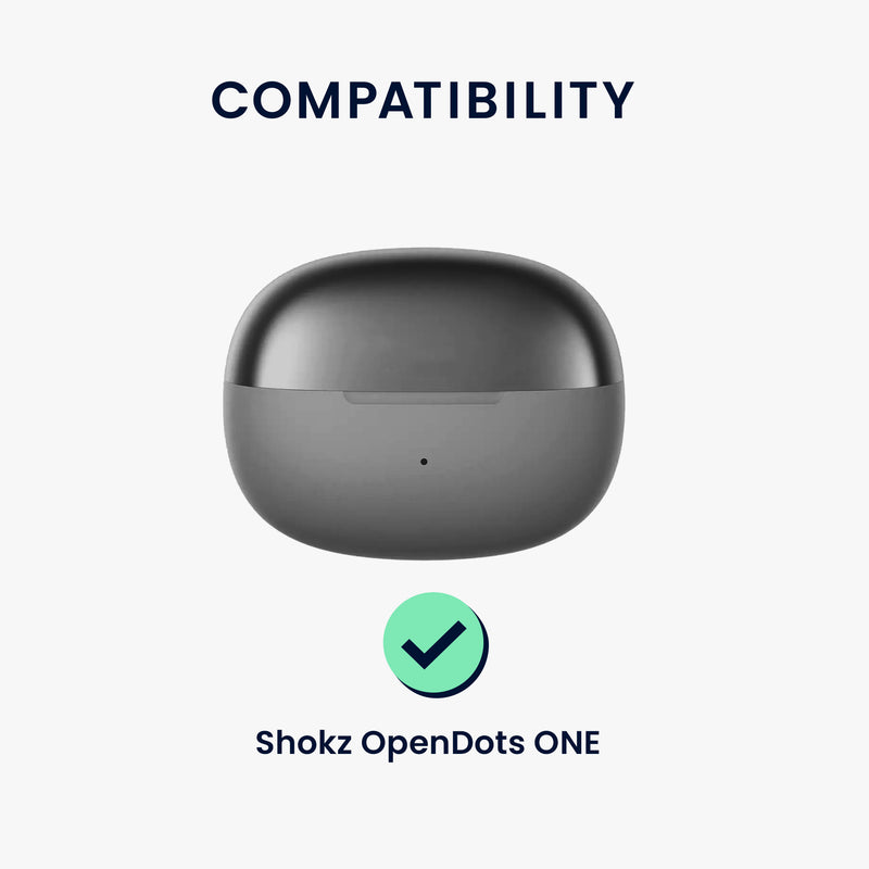 kwmobile Case Compatible with Shokz OpenDots ONE Headphones – Protective Case Cover