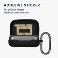 kwmobile Case compatible with Realme Buds Air 7 Headphones