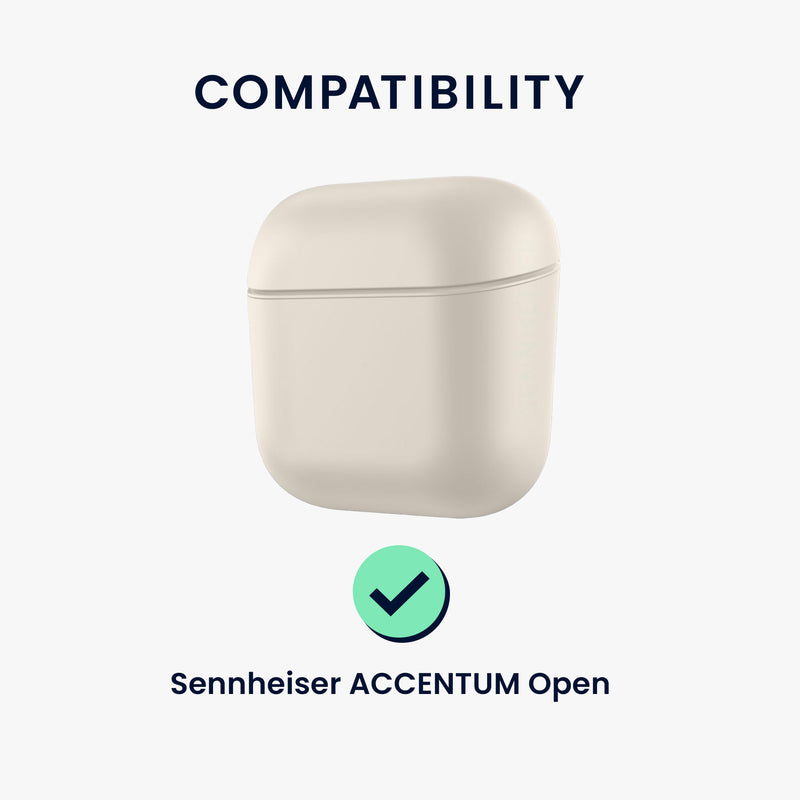 kwmobile Case Compatible with Sennheiser ACCENTUM Open Case - Headphone Case - TPU Silicone Cover - Protective Case
