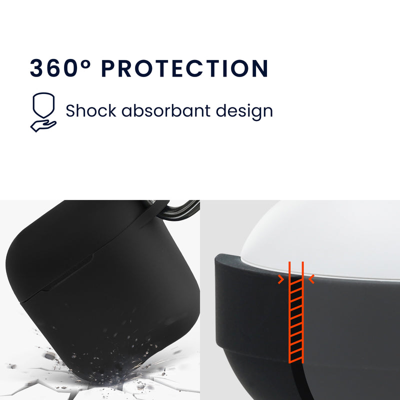 kwmobile Case Compatible with Sennheiser ACCENTUM Open Case - Headphone Case - TPU Silicone Cover - Protective Case