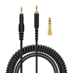 AudioTechnica ATH-M50X / M40X / M60X / M70X Coiled Cable 100 cm with 6.35mm Adapter