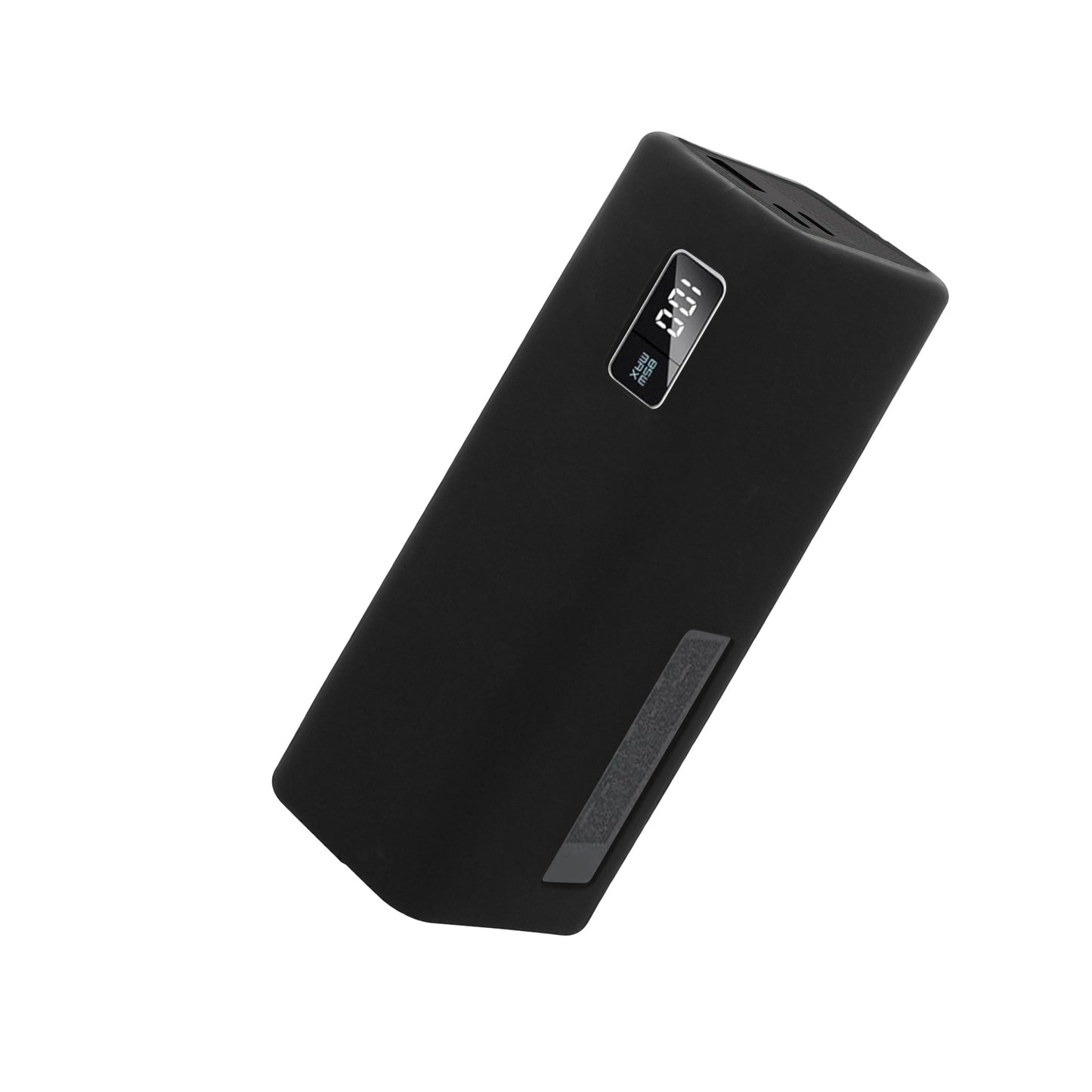 kwmobile Silikon Hülle für CUKTECH Power Bank 20000mAh (PB200) Case - Powerbank Hülle für unterwegs - Tasche für Power Bank - Schwarz Schwarz  