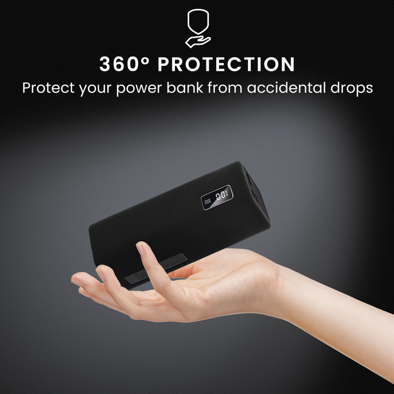 kwmobile Case for CUKTECH Power Bank 20000mAh (PB200) - Power Bank Case for Travel - Power Bank Bag