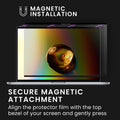 kwmobile Privacy Screen Protector for Apple MacBook Pro 16" (2019) A2141 Film - Privacy Screen - Magnetic Laptop Film - Anti-Spy Film - Laptop Protection