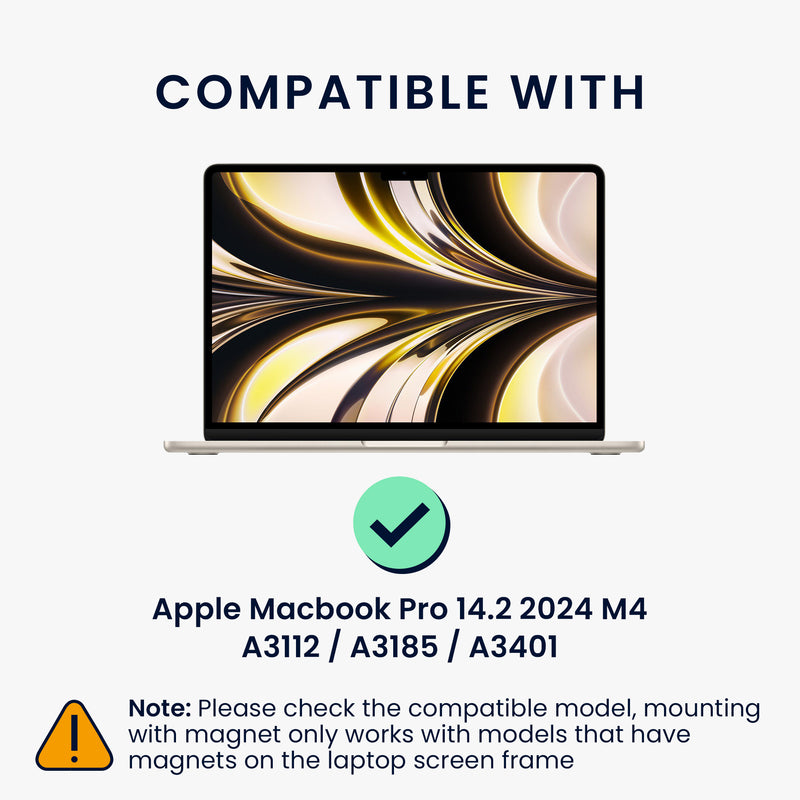 Privacy Screen Protector for Apple MacBook Pro 14.2 M4 A3112 / A3185 / A3401 / M3 A2992 / M2 A2779 Film - Privacy Screen - Laptop Film