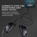 kwmobile Headphone Cable for Bose 700 / NC700 / QuietComfort QC25 / QC35 II / QC35 / QC45 / OE2 - 3.5mm Replacement Cable 100cm - 3.5mm Jack Cable