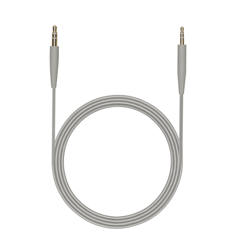 kwmobile Kopfhörerkabel für Bose 700 / NC700 / QuietComfort QC25 / QC35 II / QC35 / QC45 / OE2 - 3,5 mm Ersatz Kabel 100 cm - 3.5mm Klinke Kabel Grau Grau  