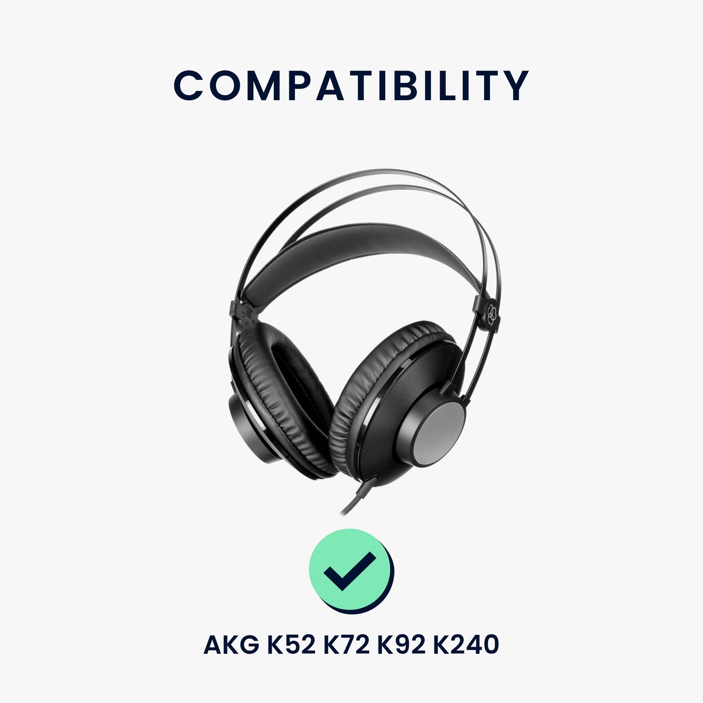2x Ear Pads for AKG K52 K72 K92 K240