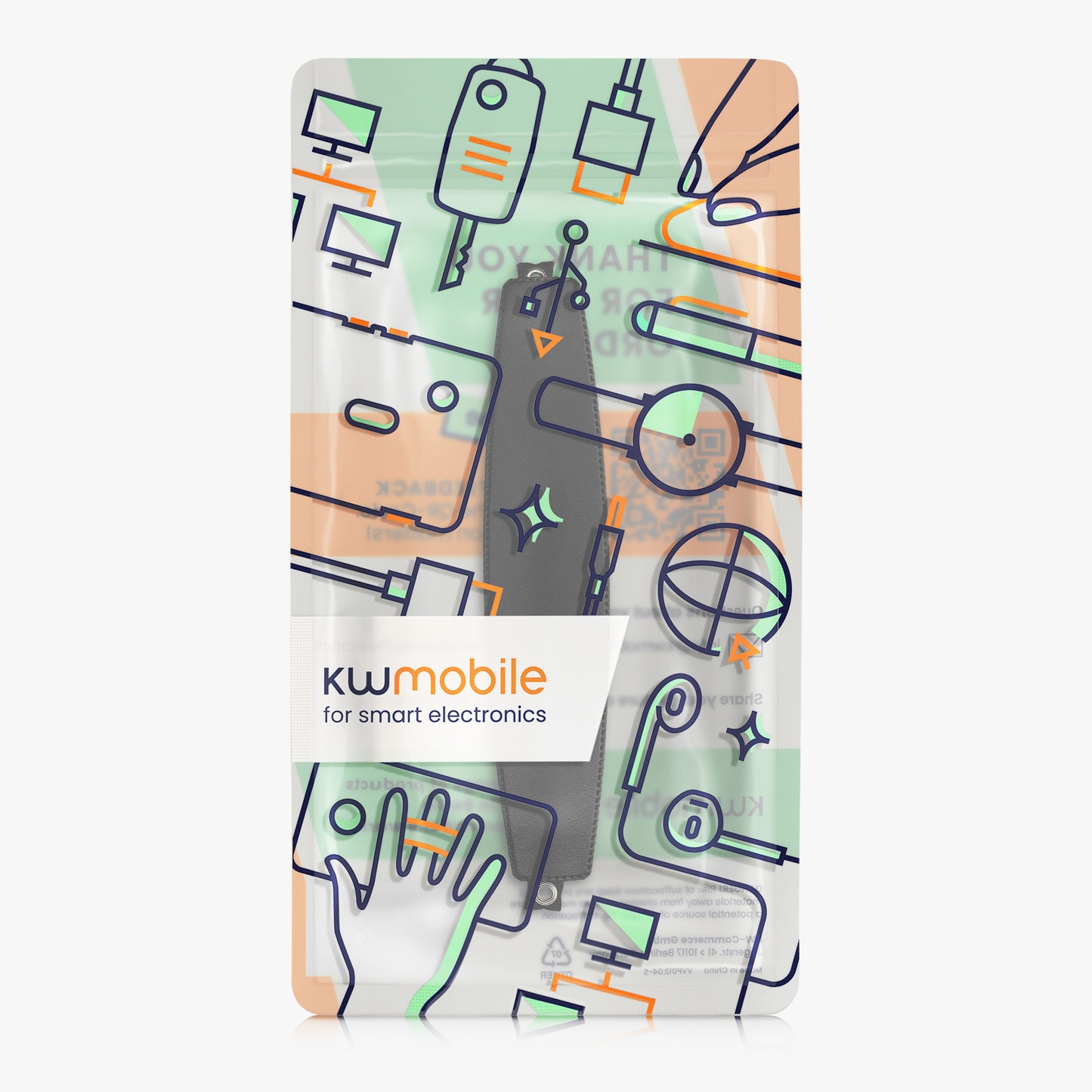 kwmobile Headband Pad compatible with AKG K52 K72 K92 K240 Over Ear Headphones Replacement Headband Cushion