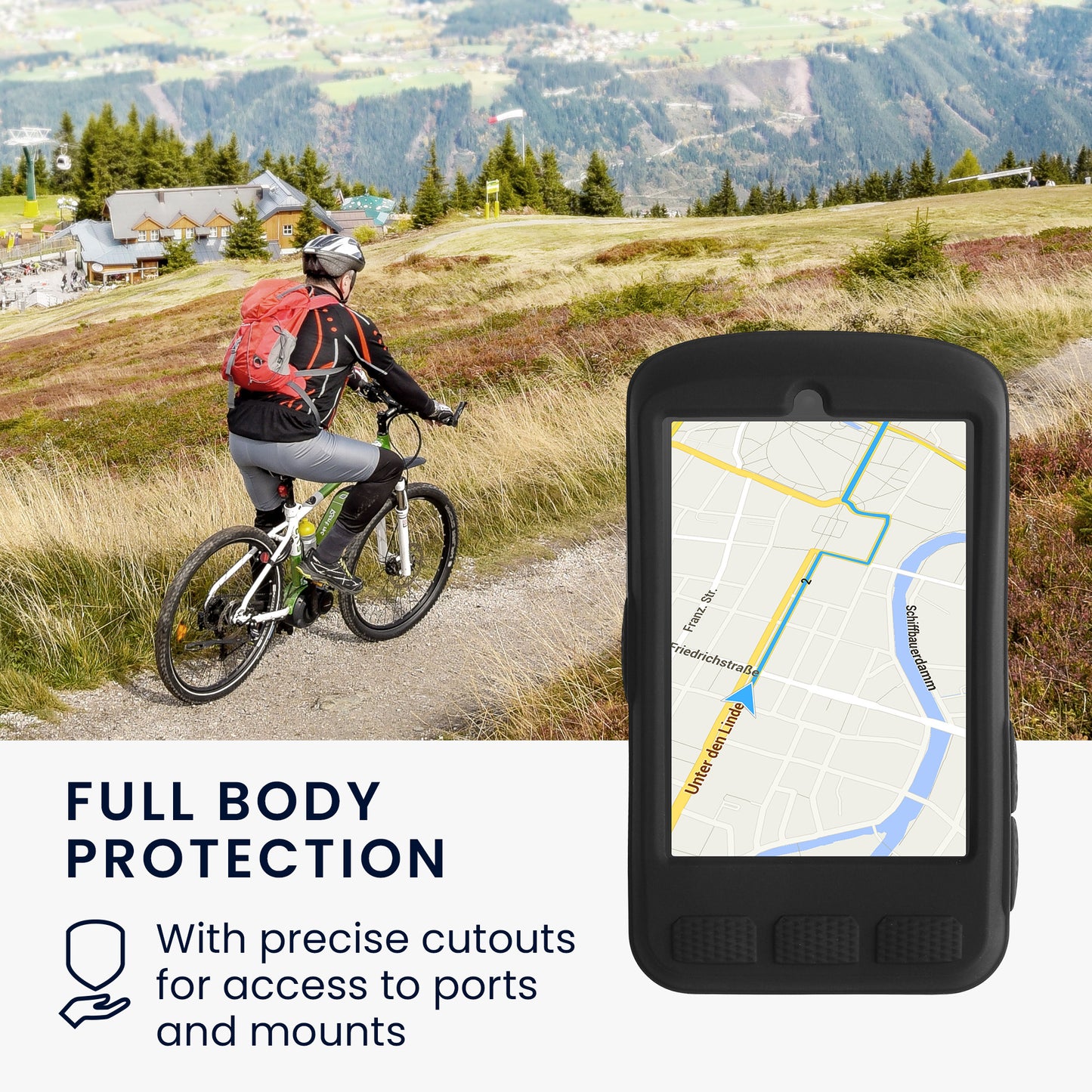 kwmobile Case Compatible with Wahoo ELEMNT ACE GPS Bike Case Protective Cover