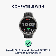 kwmobile USB Ladegerät kompatibel mit Amazfit Bip 6 / Amazfit Active 2 (A2437) / Active 2 Square (A2434) - USB Kabel