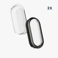kwmobile Protective Case for Xiaomi Mi Band 10 / Smart Band 10 Fullbody Display Cover Set