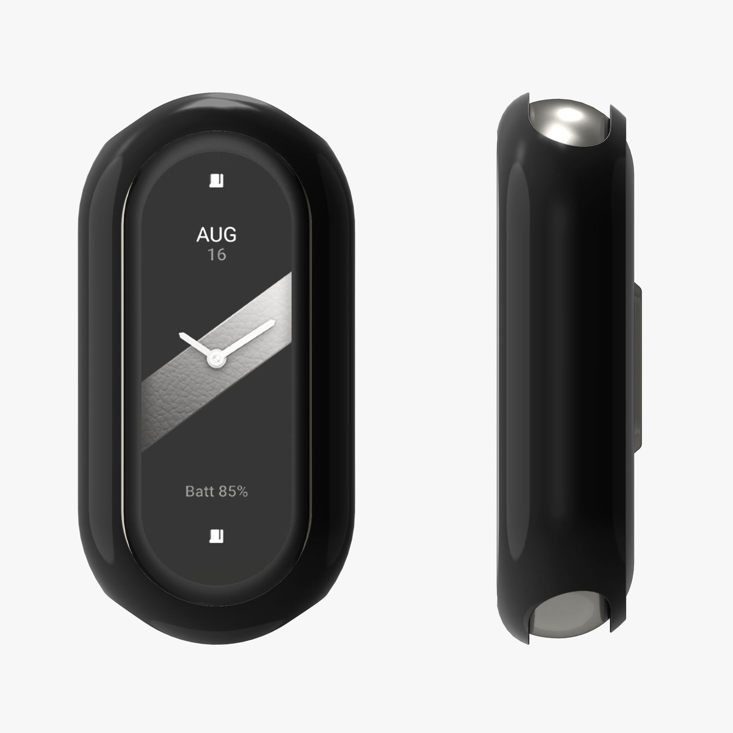 kwmobile Protective Case for Xiaomi Mi Band 10 / Smart Band 10 Fullbody Display Cover Set