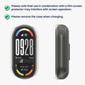 kwmobile Glass Case for Xiaomi Mi Band 10 Protective Cover Full-Body Fitness Tracker Case Set