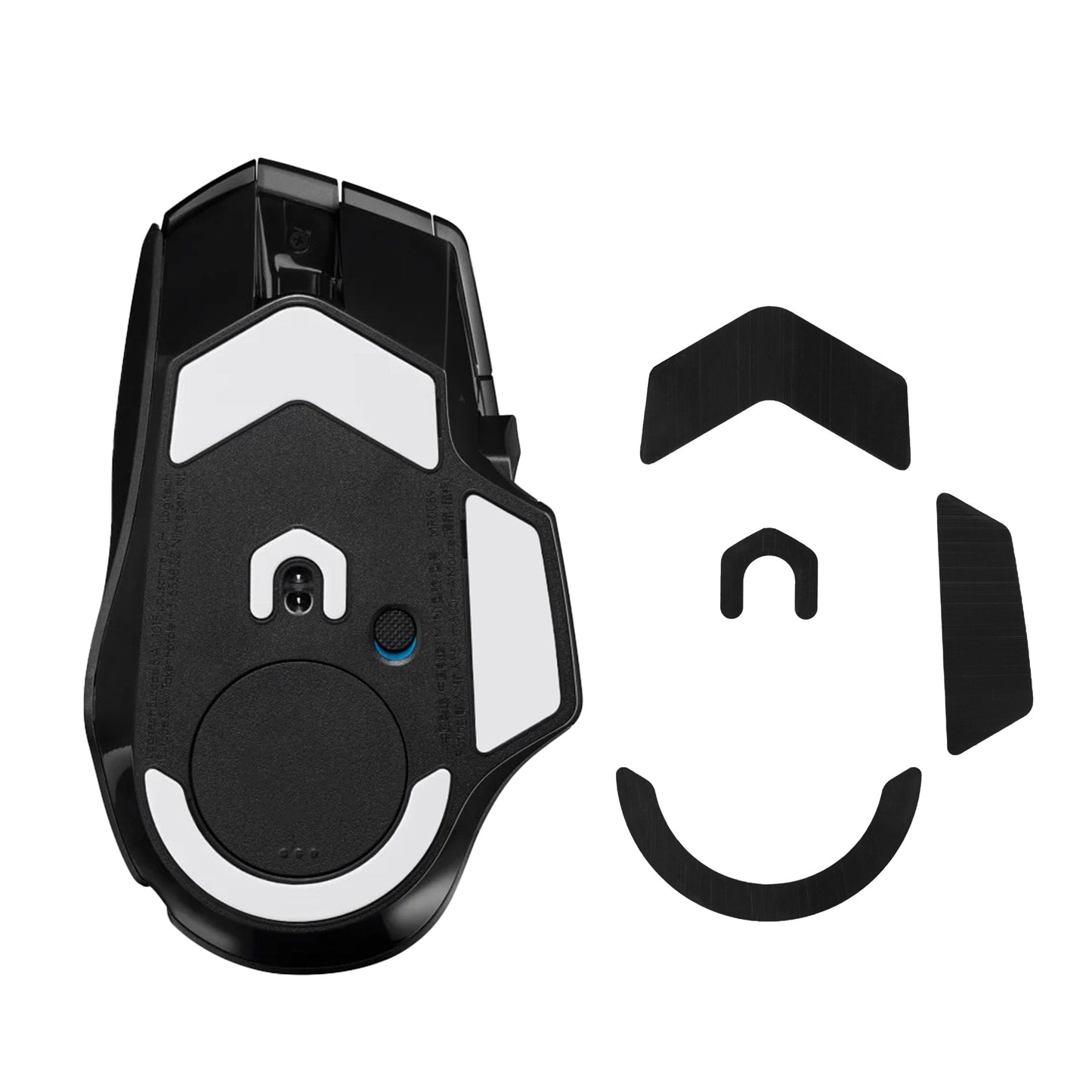 kwmobile Mouse Feet Sticker kompatibel mit Logitech G502 X Plus Ersatz Glider - Mausfüße passgenau - Maus Glides in Schwarz Schwarz  