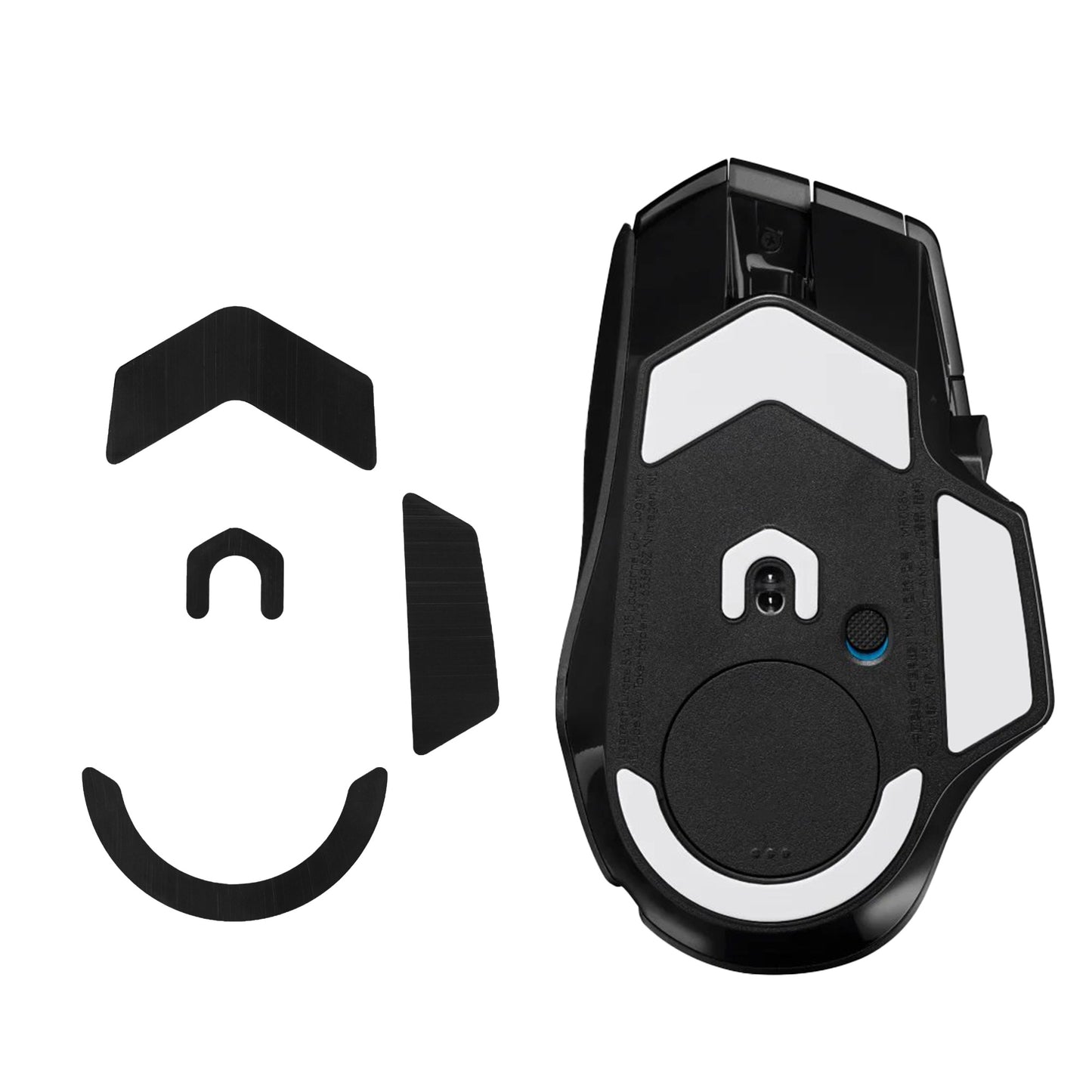 kwmobile Mouse Feet Sticker compatible with Logitech G502 X Plus Replacement Gliders - Precisely Fitting Mouse Feet - Mouse Glides