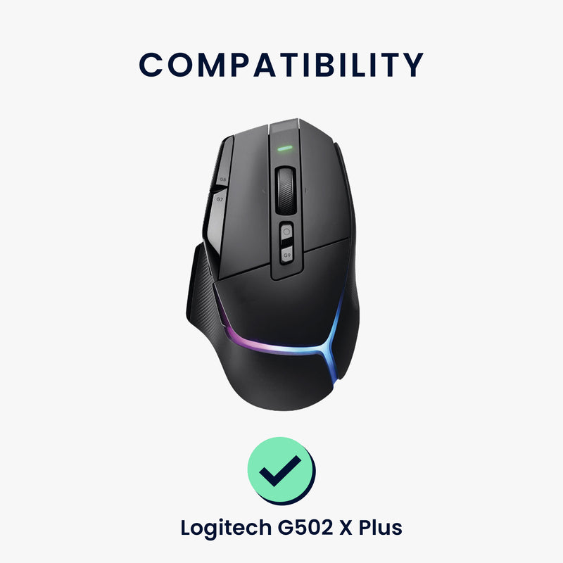 kwmobile Mouse Feet Sticker compatible with Logitech G502 X Plus Replacement Gliders - Precisely Fitting Mouse Feet - Mouse Glides