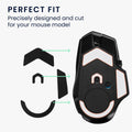 kwmobile Mouse Feet Sticker compatible with Logitech G502 X Plus Replacement Gliders - Precisely Fitting Mouse Feet - Mouse Glides