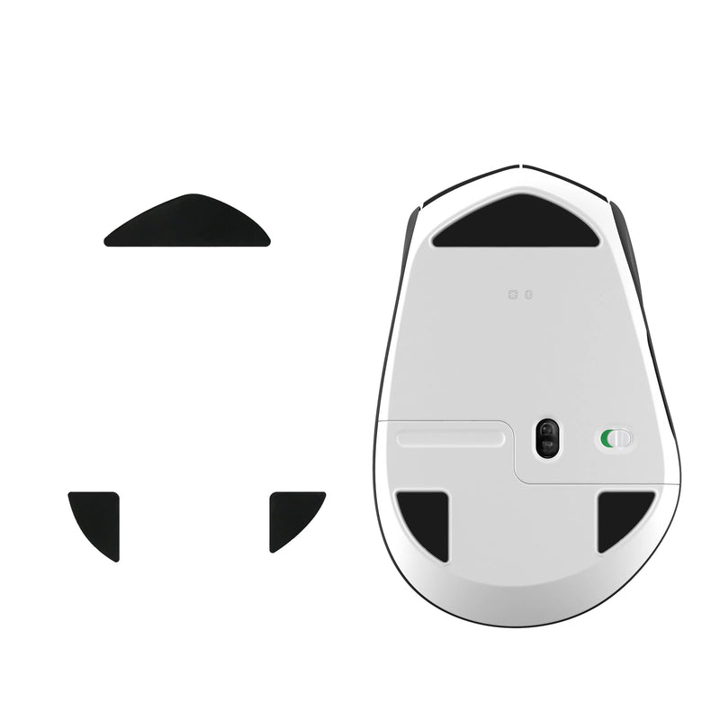 kwmobile Mouse Feet Sticker compatible with Logitech M720 Triathlon Replacement Gliders Mouse Feet Precision Fit Mouse Glides