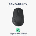 kwmobile Mouse Feet Sticker compatible with Logitech M720 Triathlon Replacement Gliders Mouse Feet Precision Fit Mouse Glides
