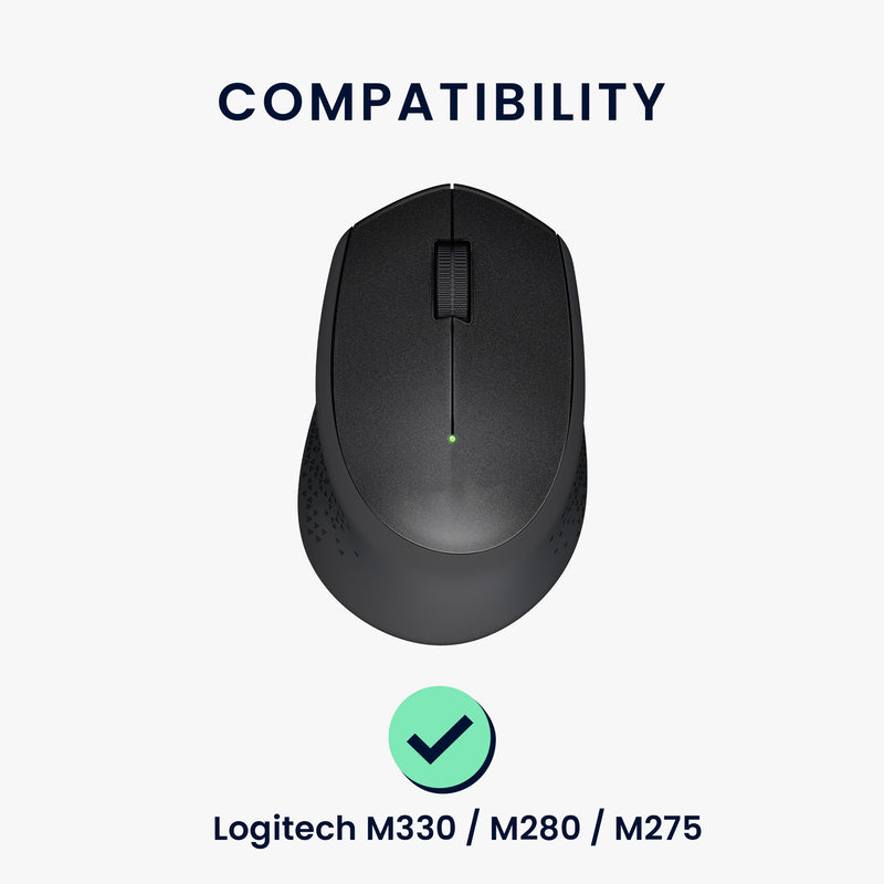 kwmobile Mouse Feet Sticker compatible with Logitech M330 / M280 / M275 Replacement Glider Mouse Skates Custom Fit Mouse Glides