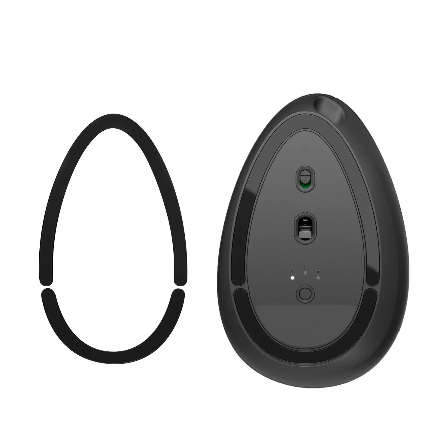 kwmobile Mouse Feet Sticker compatible with Logitech MX Vertical Replacement Gliders Mouse Feet Perfectly Fitting Mouse Glides
