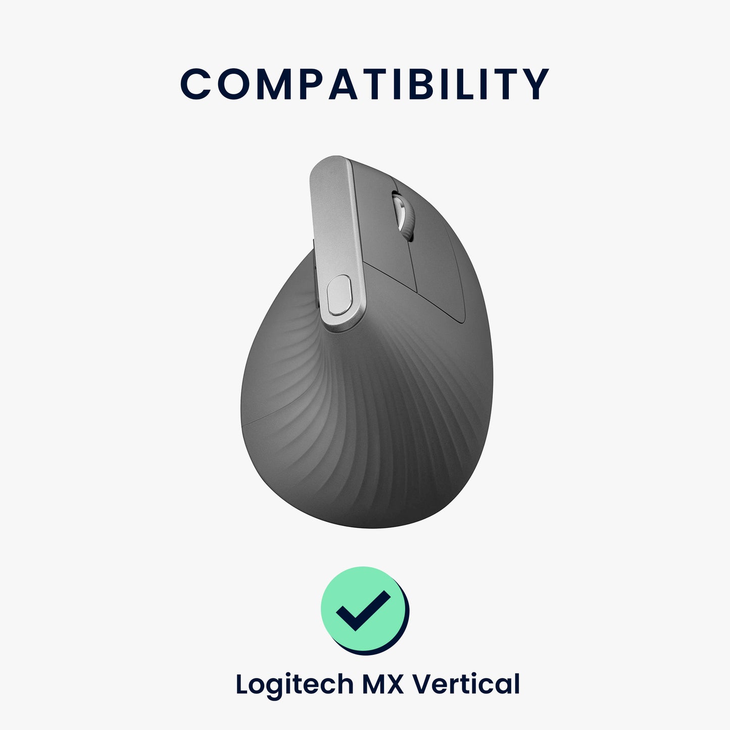 kwmobile Mouse Feet Sticker compatible with Logitech MX Vertical Replacement Gliders Mouse Feet Perfectly Fitting Mouse Glides