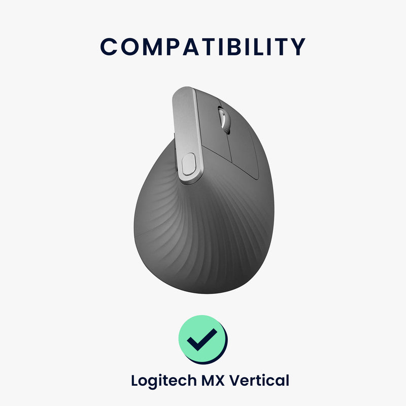 kwmobile Mouse Feet Sticker compatible with Logitech MX Vertical Replacement Gliders Mouse Feet Perfectly Fitting Mouse Glides
