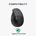 kwmobile Mouse Feet Sticker compatible with Logitech Lift Vertical Replacement Glides - Precisely Fitting Mouse Feet - Mouse Glides