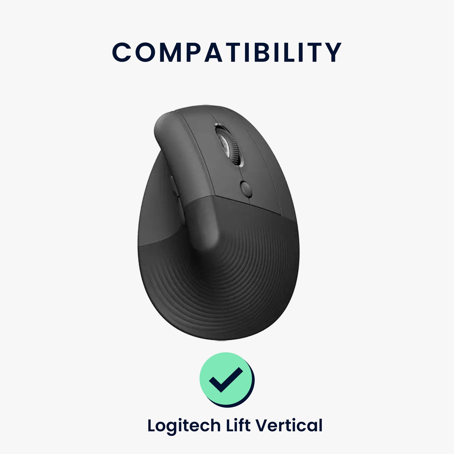 kwmobile Mouse Feet Sticker compatible with Logitech Lift Vertical Replacement Glides - Precisely Fitting Mouse Feet - Mouse Glides