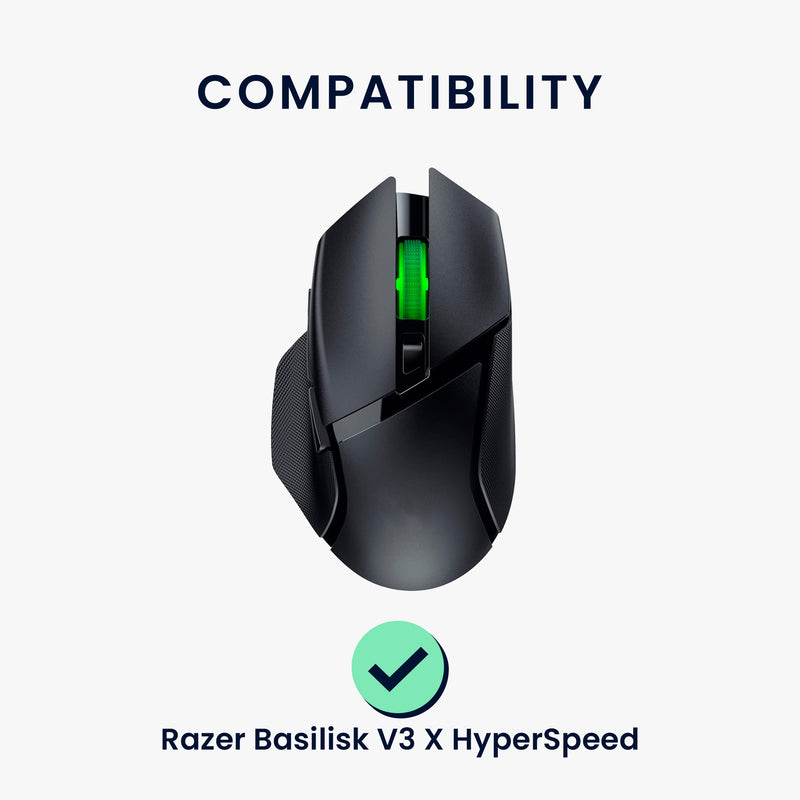 kwmobile Mouse Feet Stickers compatible with Razer Basilisk V3 X HyperSpeed Replacement Glides - Precision-Fit Mouse Feet - Mouse Glides