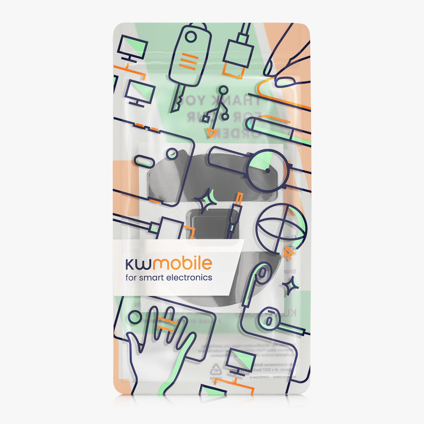 kwmobile Mouse Feet Sticker compatible with Razer DeathAdder V3 HyperSpeed Replacement Glides Mouse Feet Precision Fit Mouse Glides