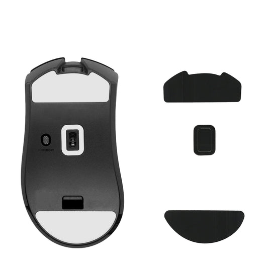 kwmobile Mouse Feet Sticker kompatibel mit Razer DeathAdder V3 HyperSpeed Ersatz Glider - Mausfüße passgenau - Maus Glides in Schwarz Schwarz  