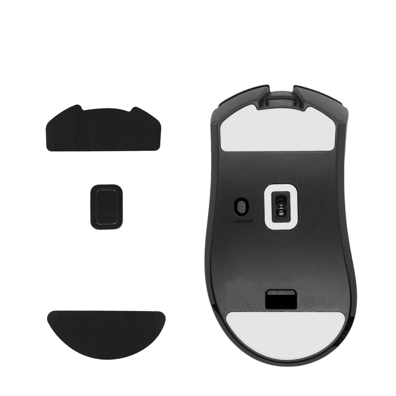 kwmobile Mouse Feet Sticker compatible with Razer DeathAdder V3 HyperSpeed Replacement Glides Mouse Feet Precision Fit Mouse Glides