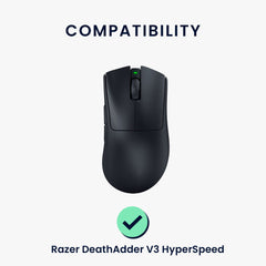 kwmobile Mouse Feet Sticker kompatibel mit Razer DeathAdder V3 HyperSpeed Ersatz Glider Mausfüße passgenau Maus Glides