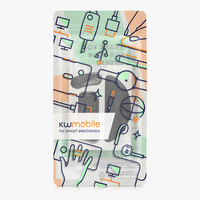 kwmobile Mouse Feet Sticker compatible with Razer DeathAdder V2 Mini Replacement Gliders Mouse Feet Custom Fit Mouse Glides