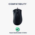 kwmobile Mouse Feet Sticker compatible with Razer DeathAdder V2 Mini Replacement Gliders Mouse Feet Custom Fit Mouse Glides