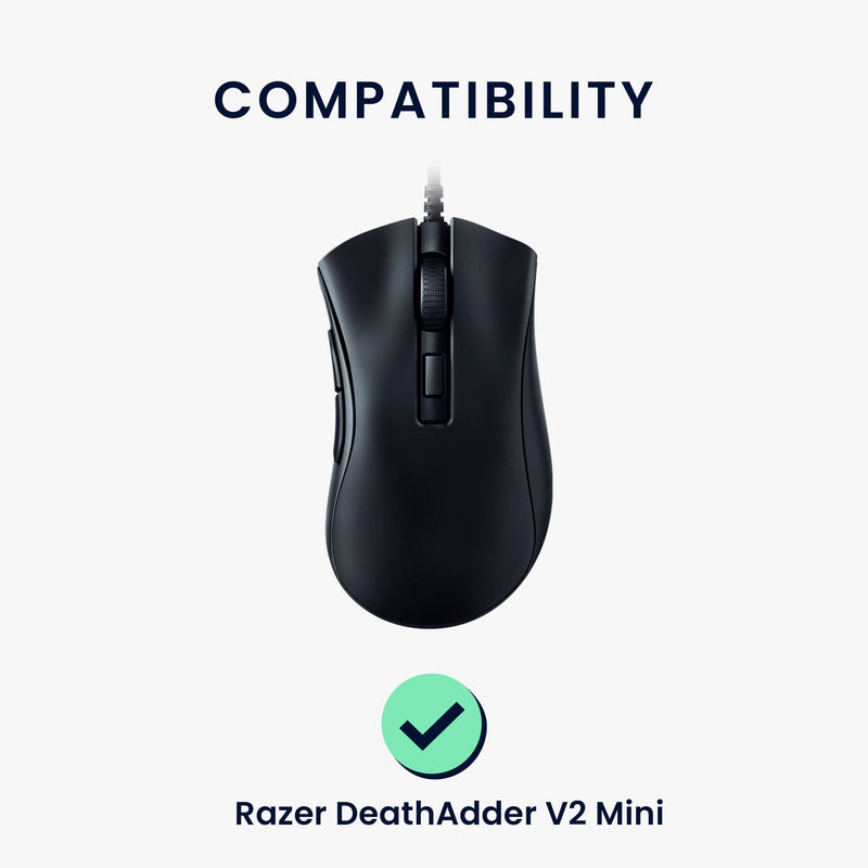 kwmobile Mouse Feet Sticker compatible with Razer DeathAdder V2 Mini Replacement Gliders Mouse Feet Custom Fit Mouse Glides