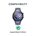 kwmobile Watch Strap for Huawei Watch 5 46mm Bracelet Fitness Tracker Band Set Replacement Strap Smartwatch